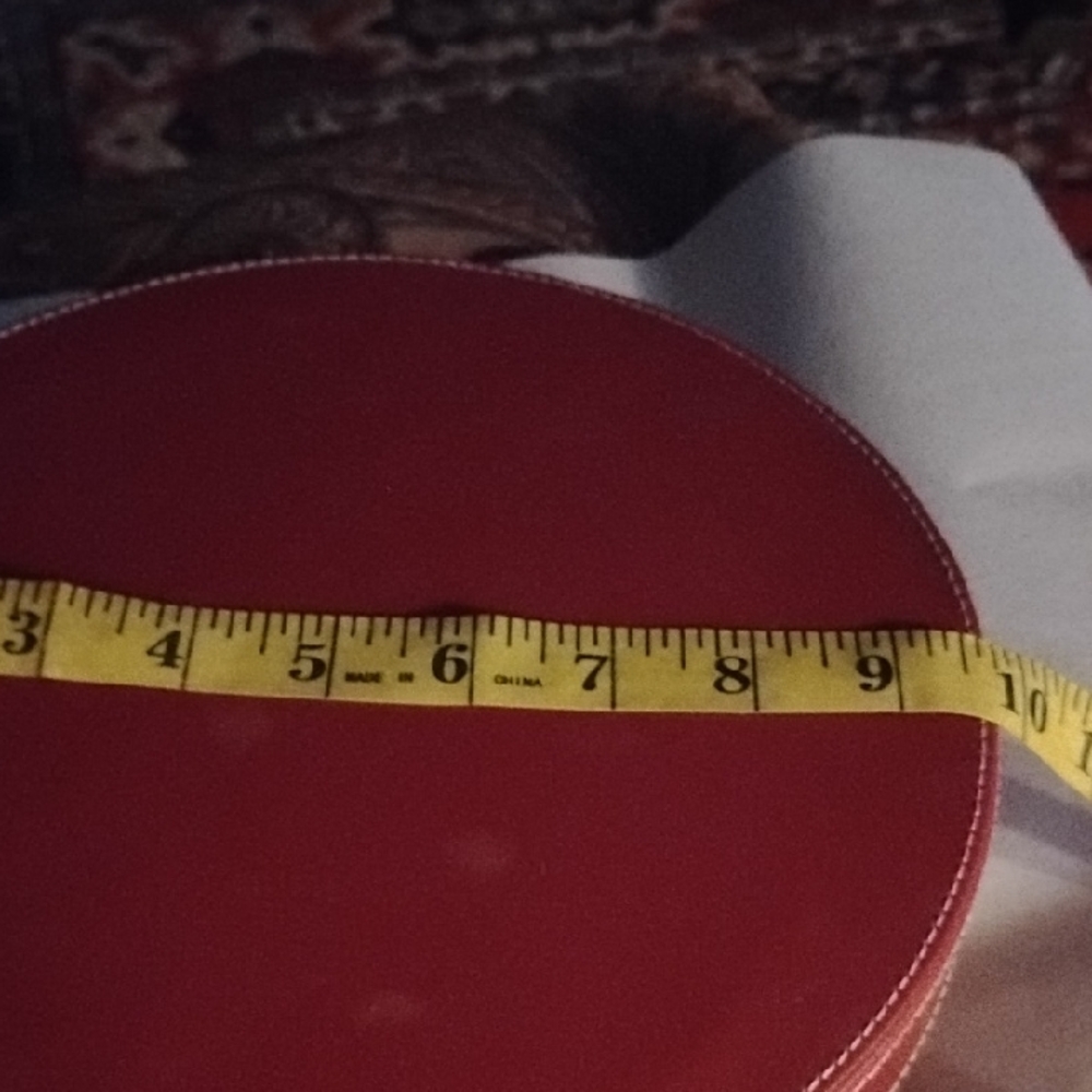 Round Red Storage Box - Picture 3 of 5